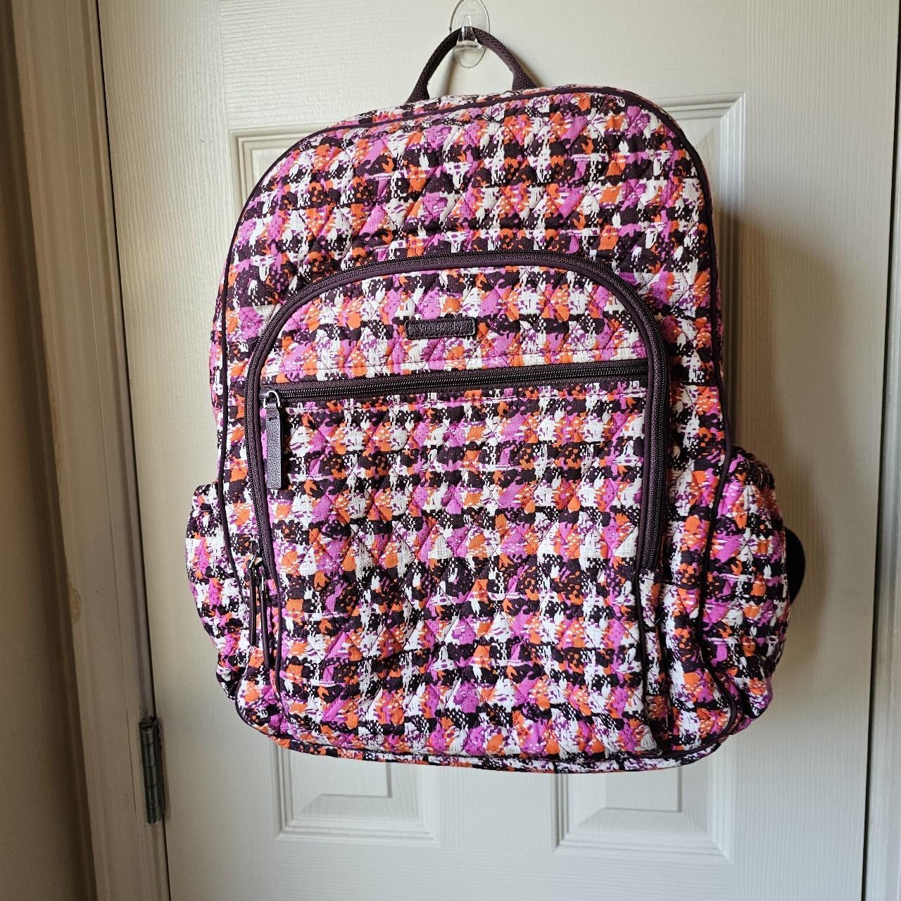 Vera Bradley Campus Backpack Houndstooth shops Tweed