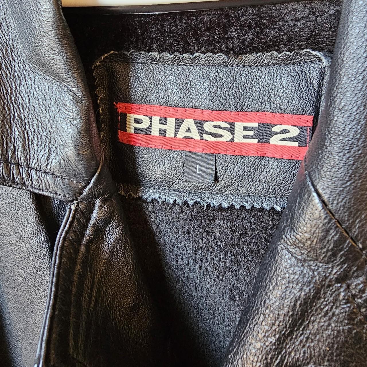 Phase 2 leather coat best sale