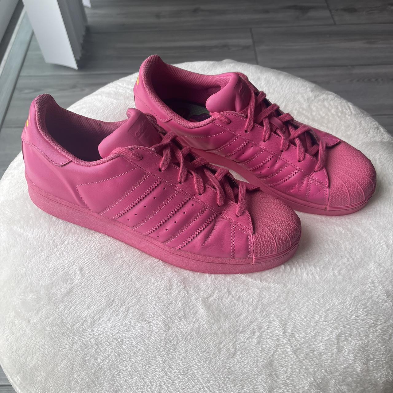 Pharrell Williams x Adidas Pink Superstar Size US