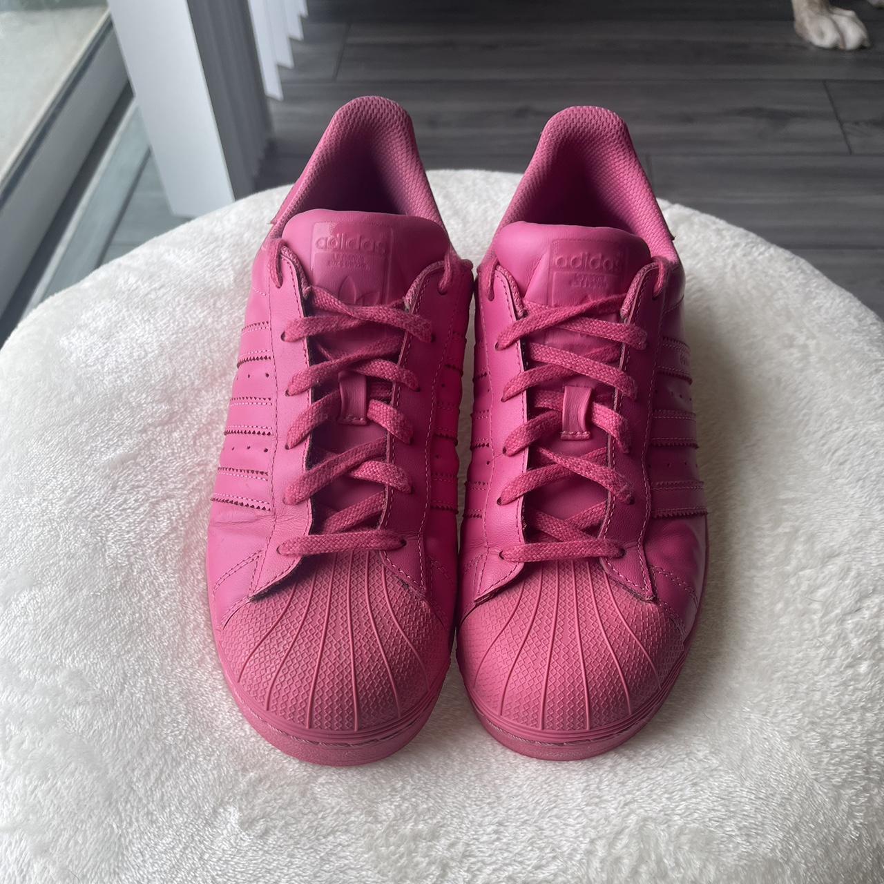 Pharrell Williams x Adidas Pink Superstar Size US. Depop