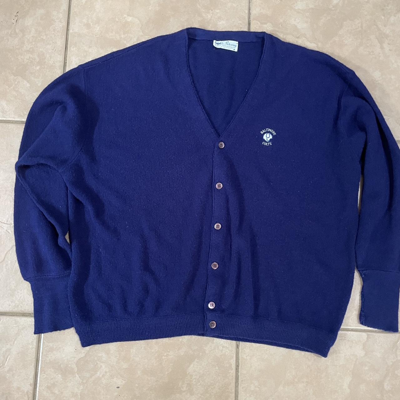 NFL Colts Cardigan- Mens Size: Large - Depop