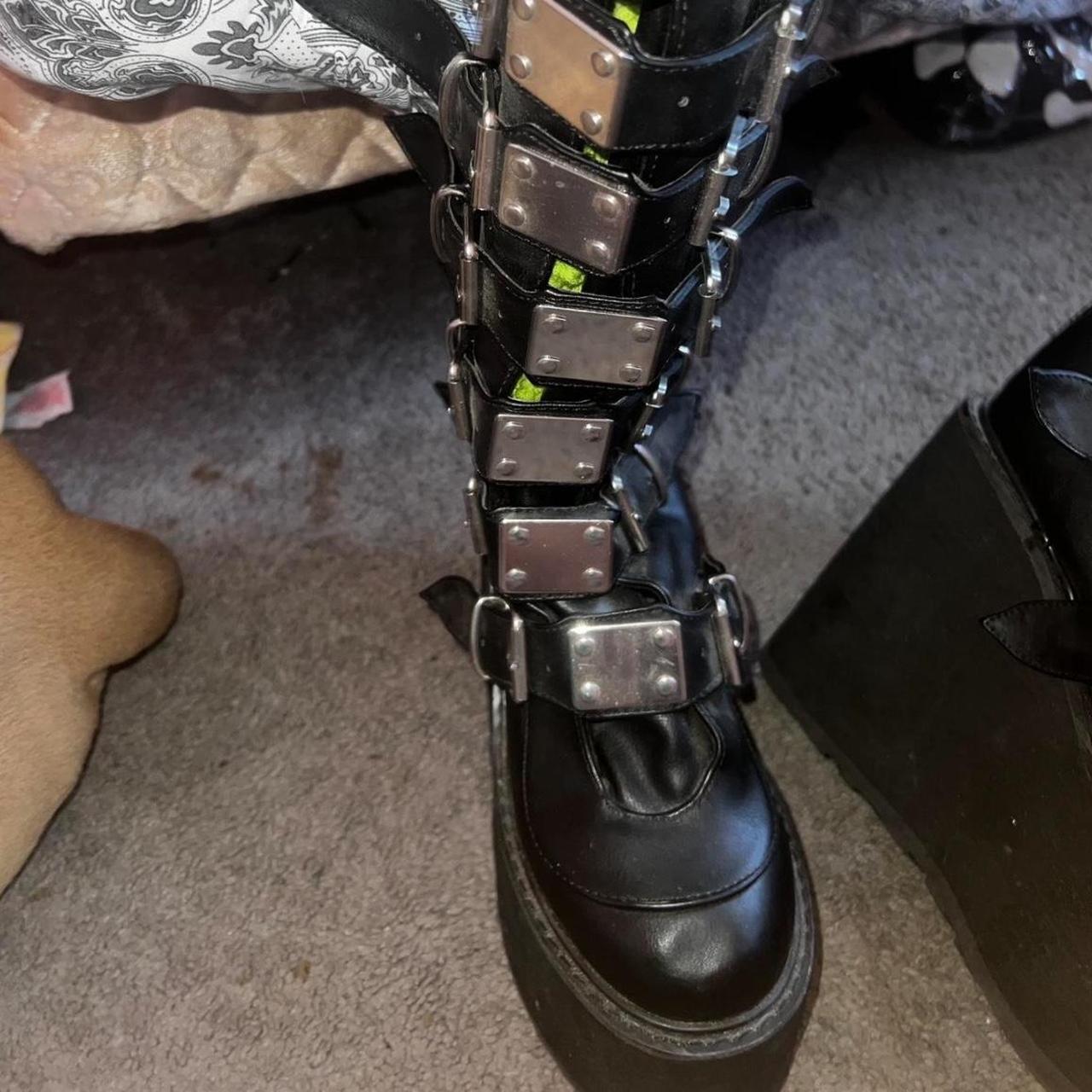 Demonia Women's Platform Boots - Black - US 7.5 –… - image 3