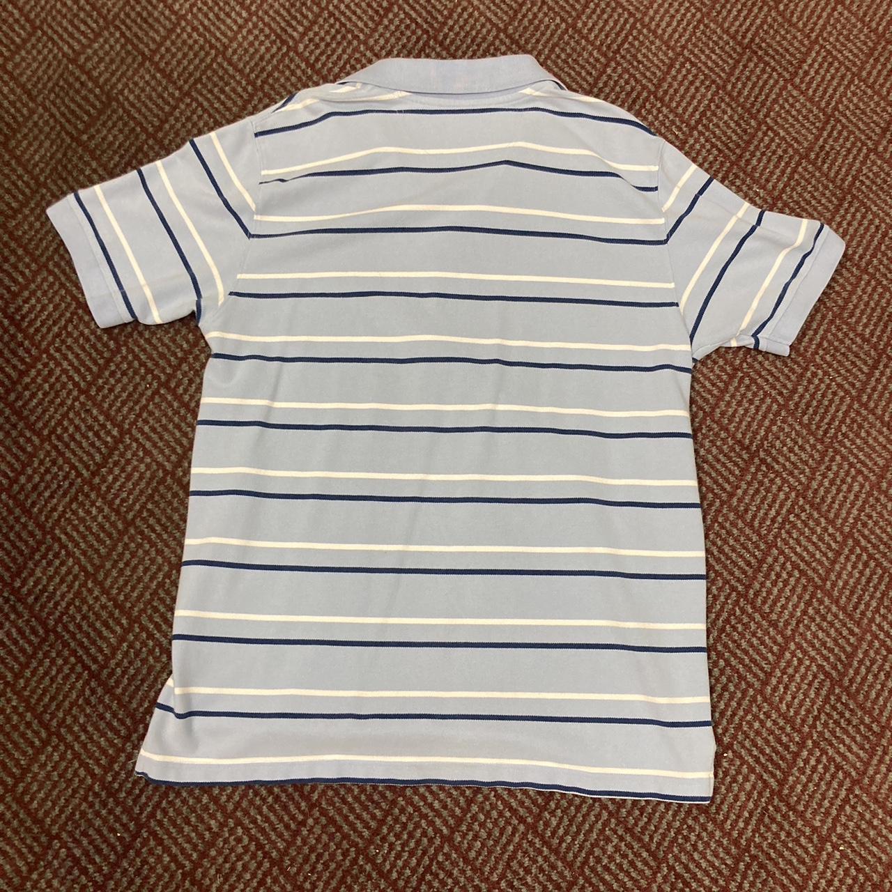 Men's Blue and White Polo-shirts | Depop