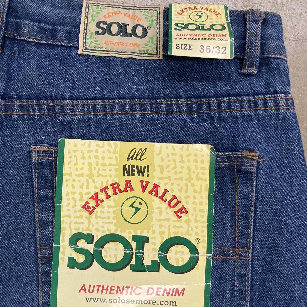 super crazy vintage solo semore baggy wide leg denim... - Depop