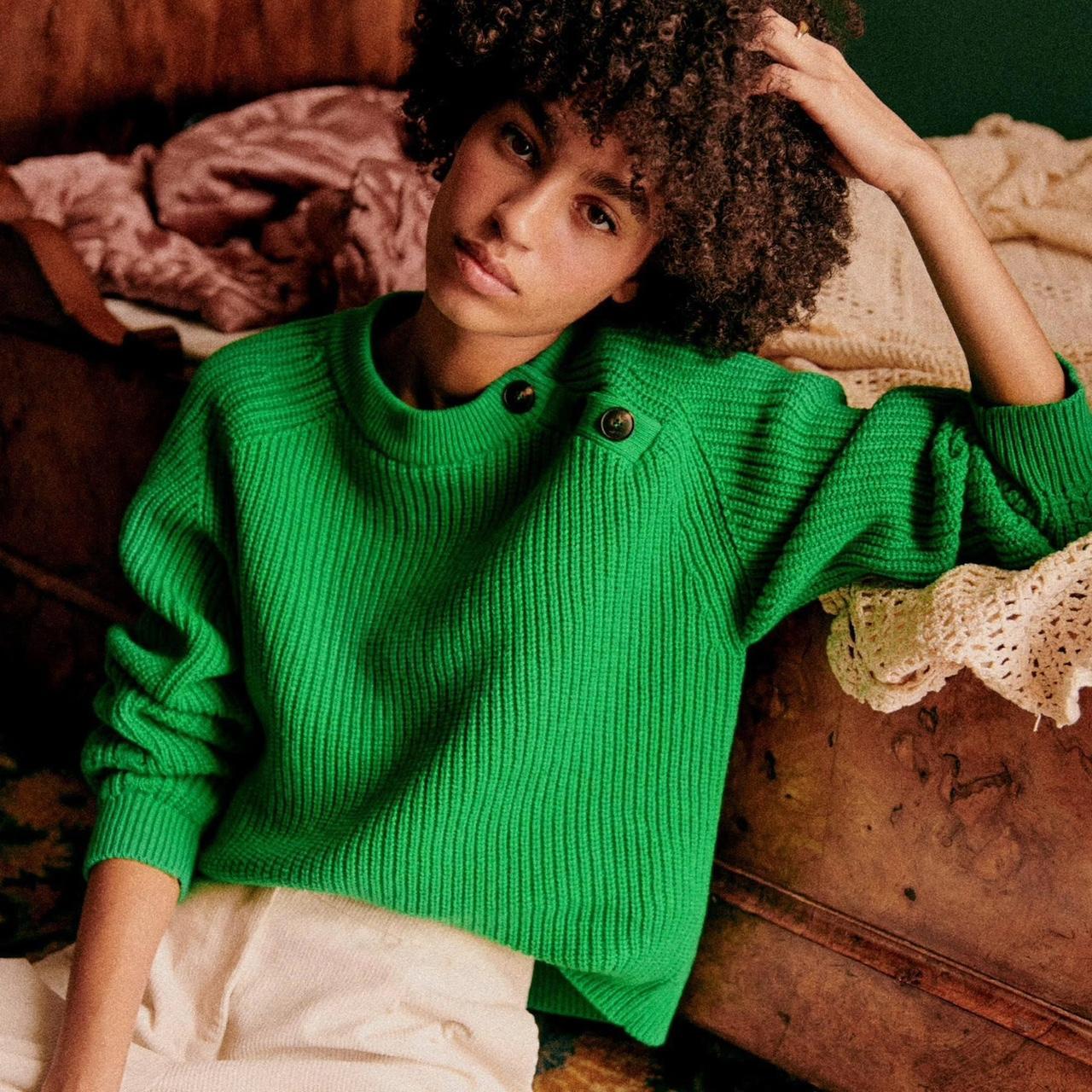 fluorescent green jumper