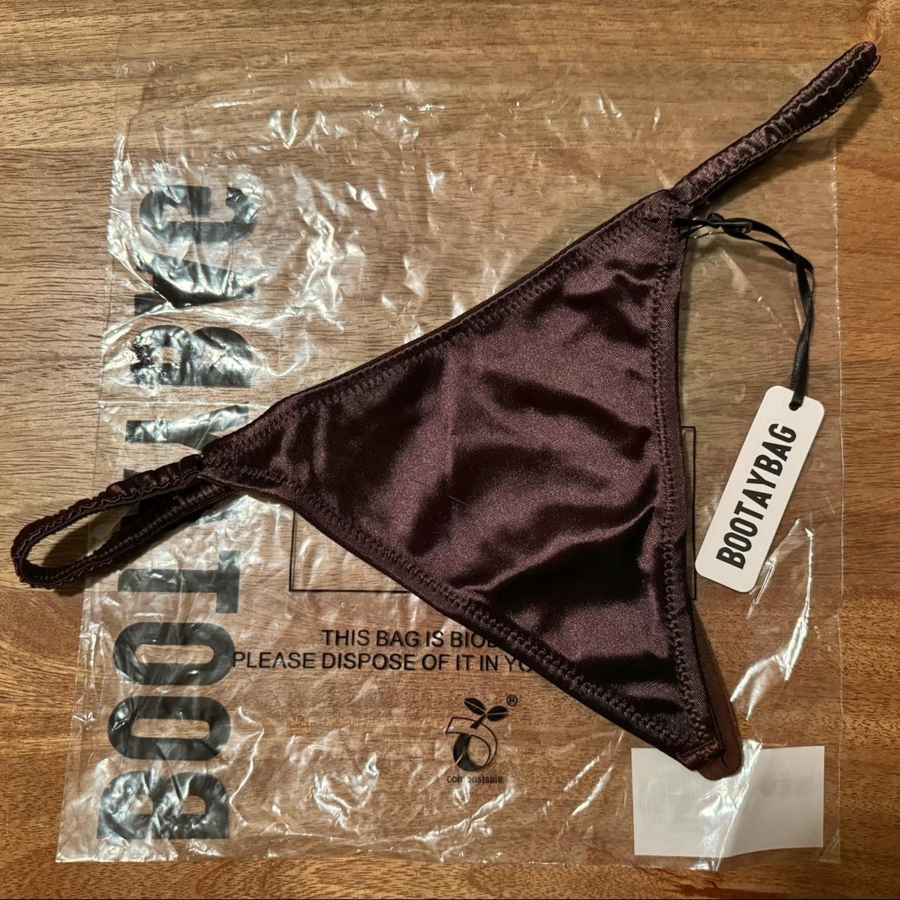 Satin V-String Thong