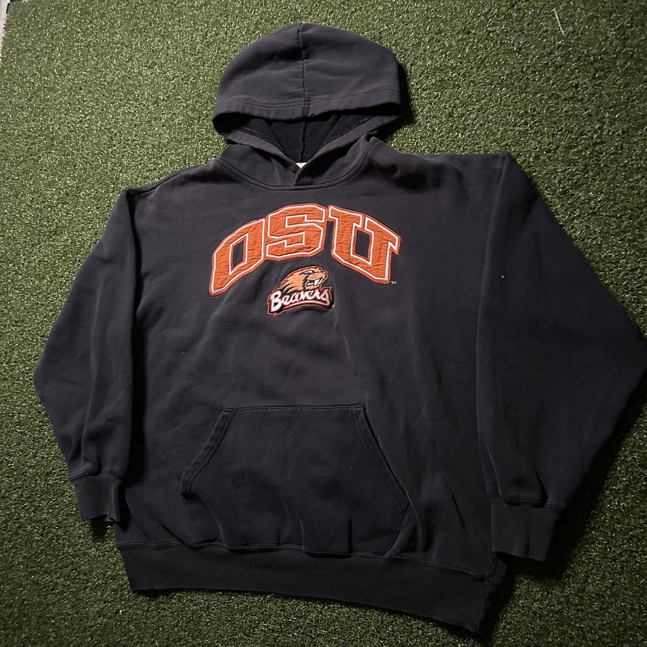 Vintage mid 90’s Oregon state hoodie!! Amazing fade,... - Depop