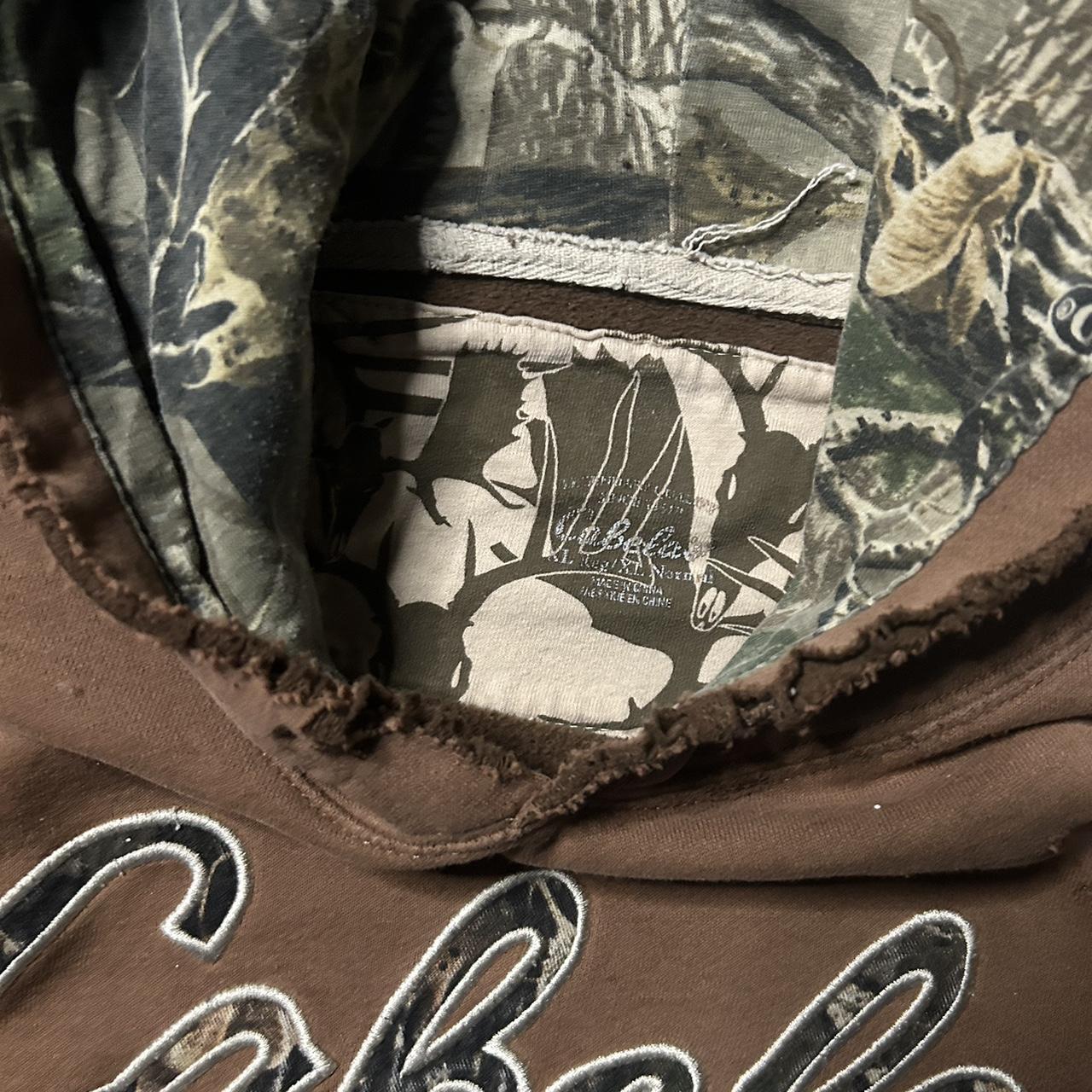 cabelas hoodie vintage cabelas hoodie Brown cabelas... - Depop