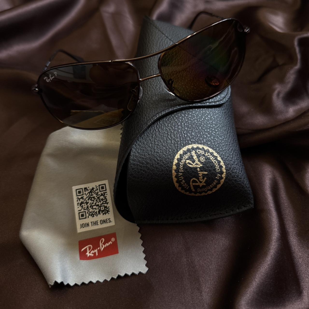 Ray-Ban Women's Aviator Sunglasses Brown/Black – Ray Ban Polar