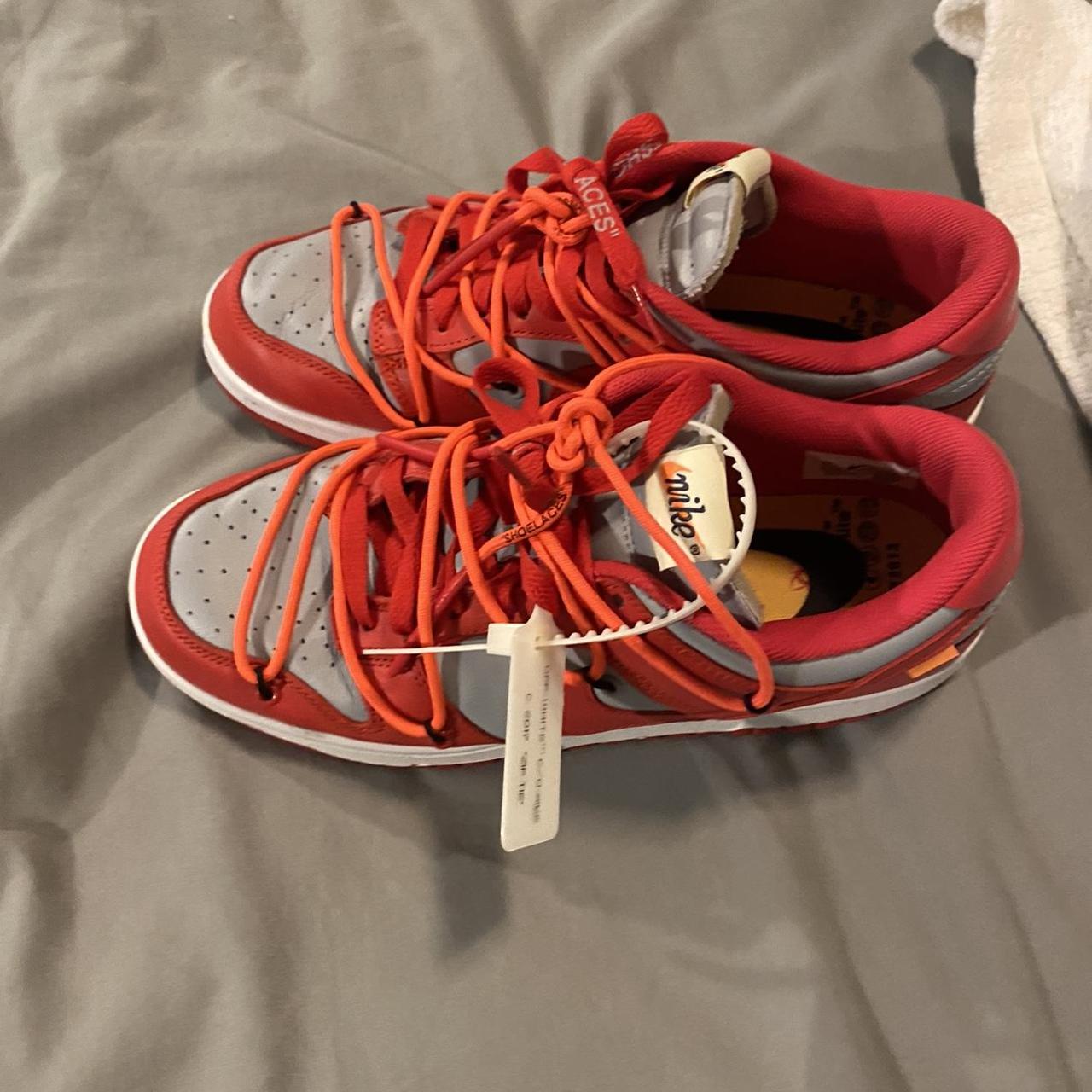 university red off white dunks