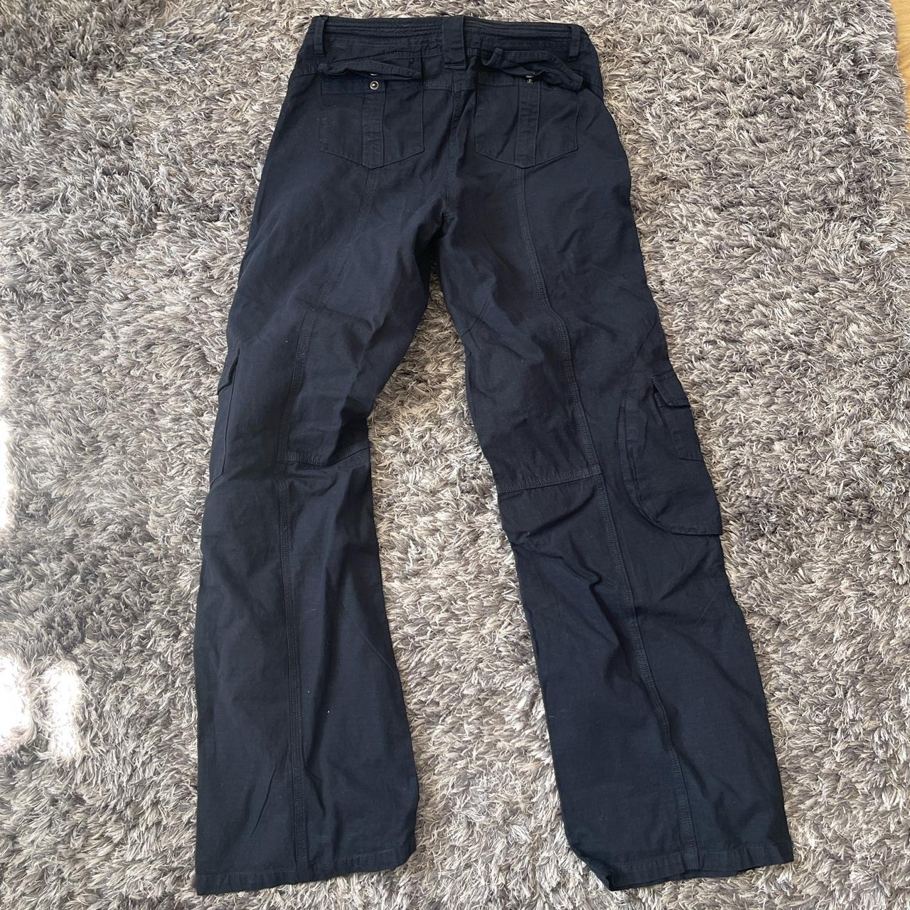 Brandy Melville Kim Pants Navy Blue Brand new with... Depop