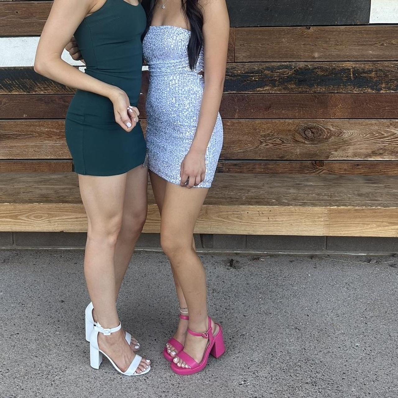 lucy in the sky dress worn once... Depop