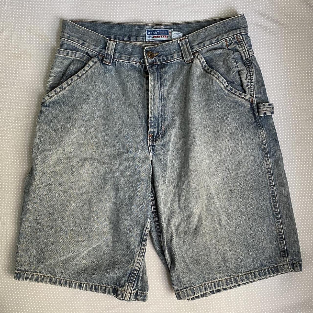 Old Navy Men's Blue and Navy Shorts | Depop