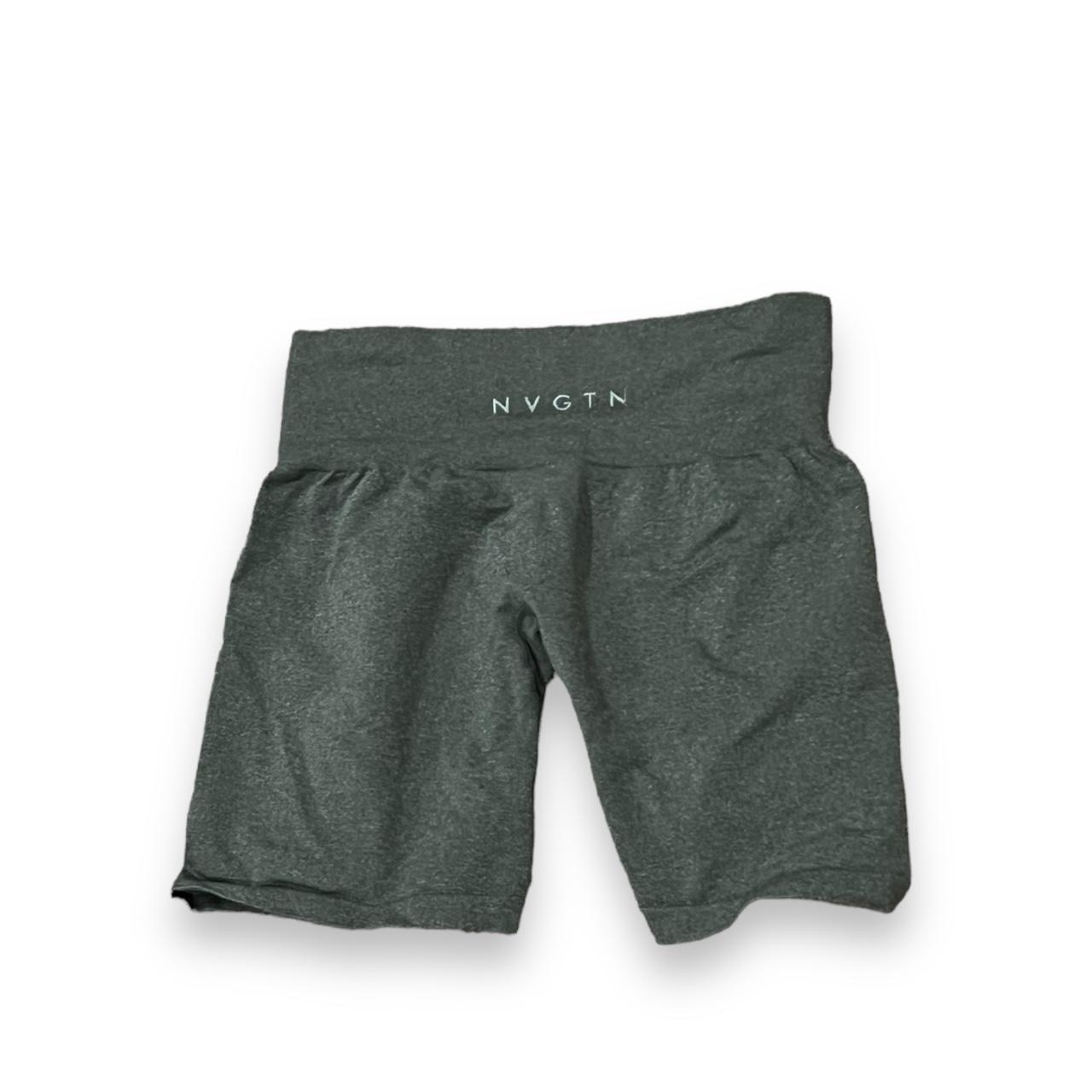 Nvgtn seamless shorts in khaki No contour lines - - Depop