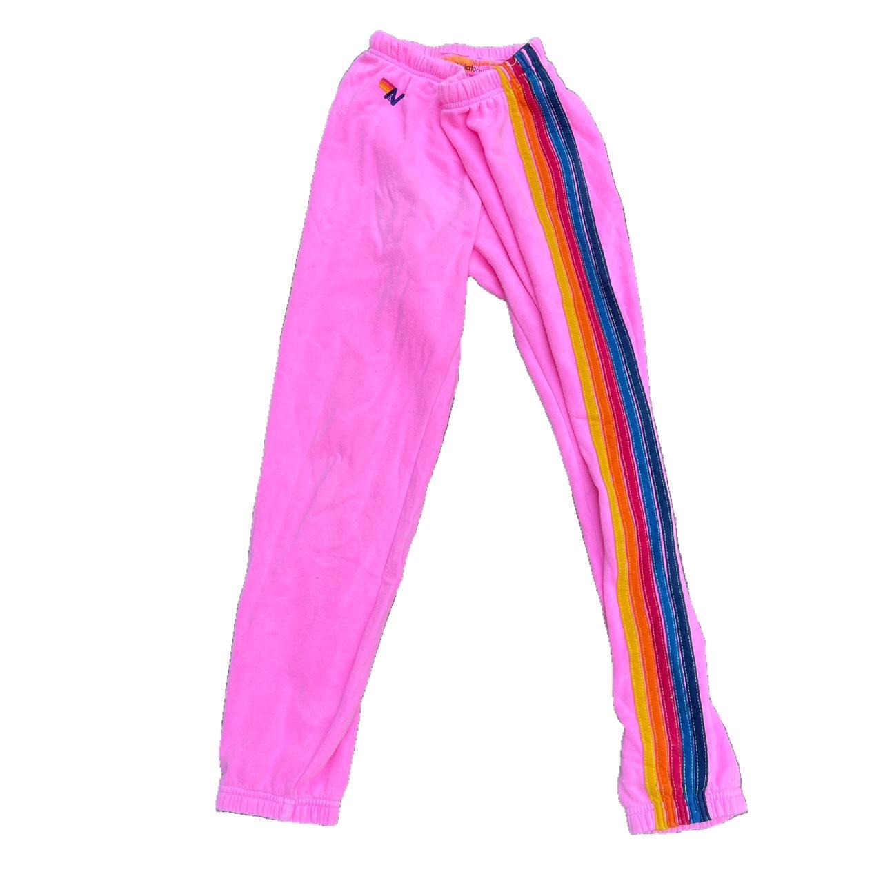 Aviator Nation Women's Pink Joggers-tracksuits