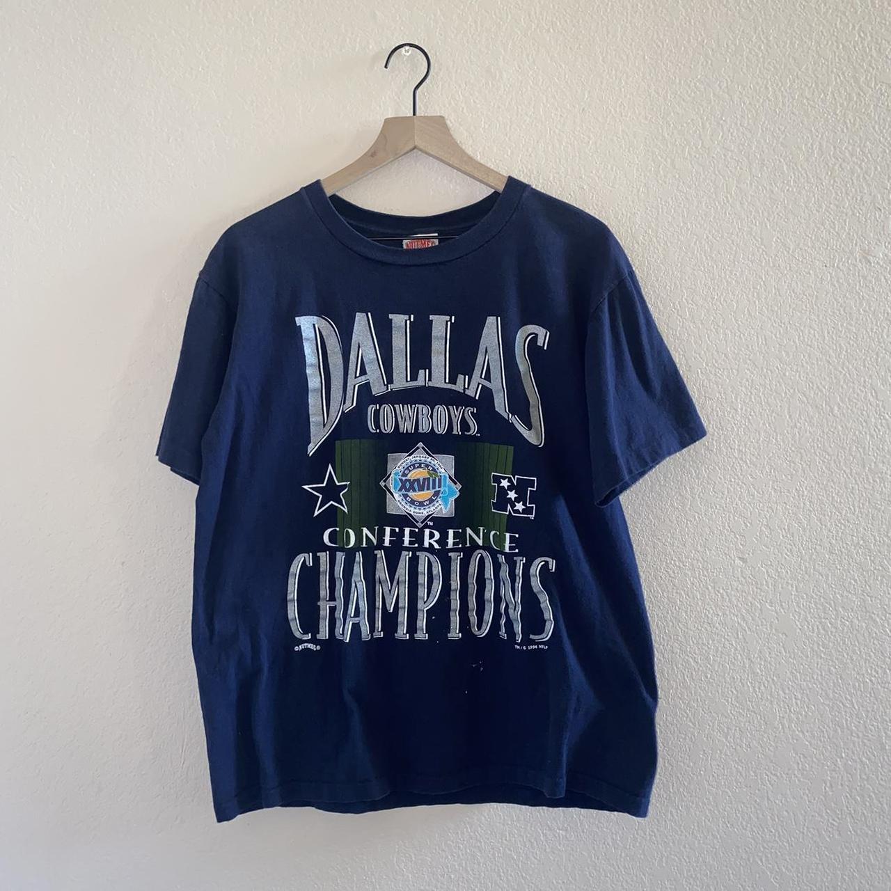 Vintage 1994 Dallas Cowboys conference champions... - Depop