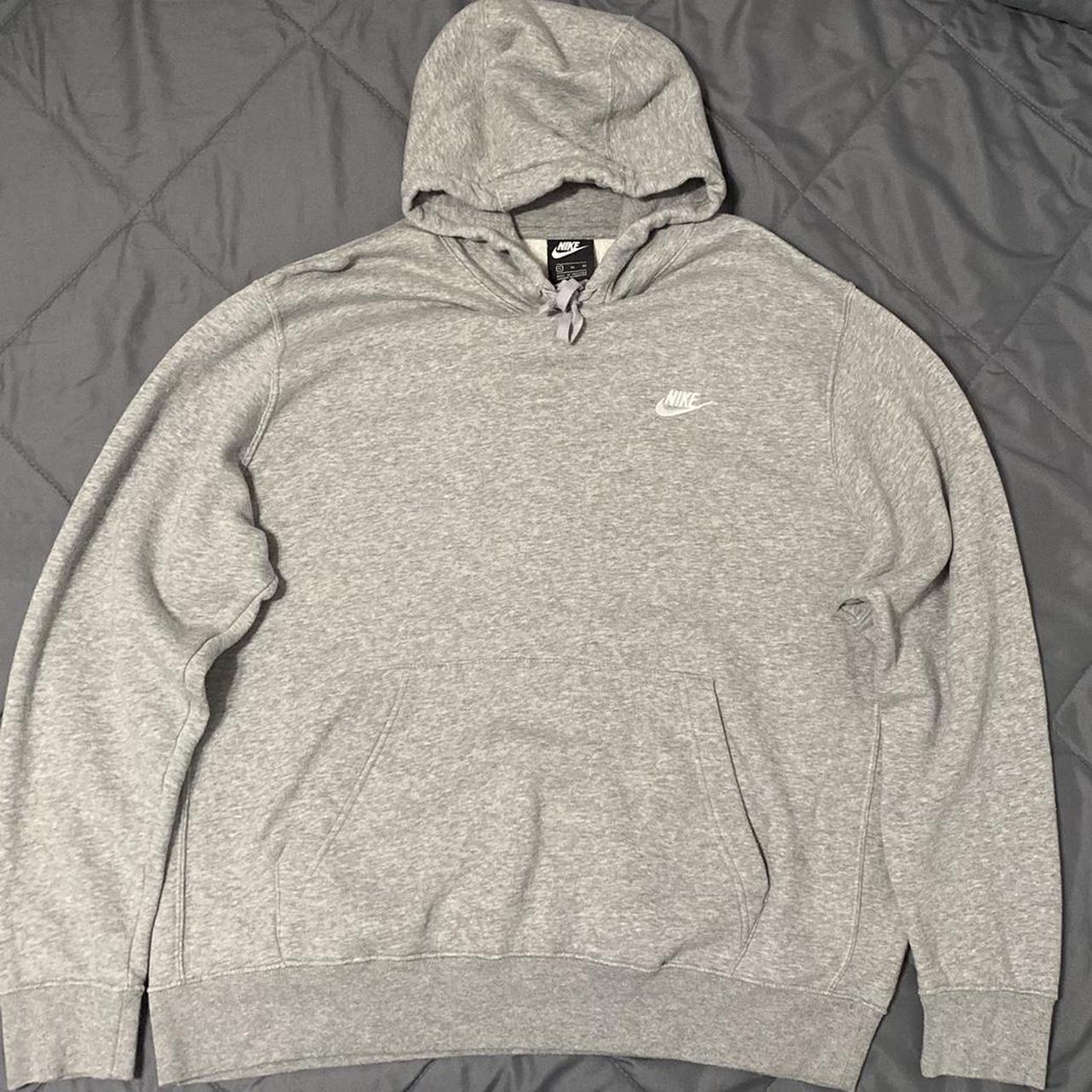 mens grey nike pullover hoodie
