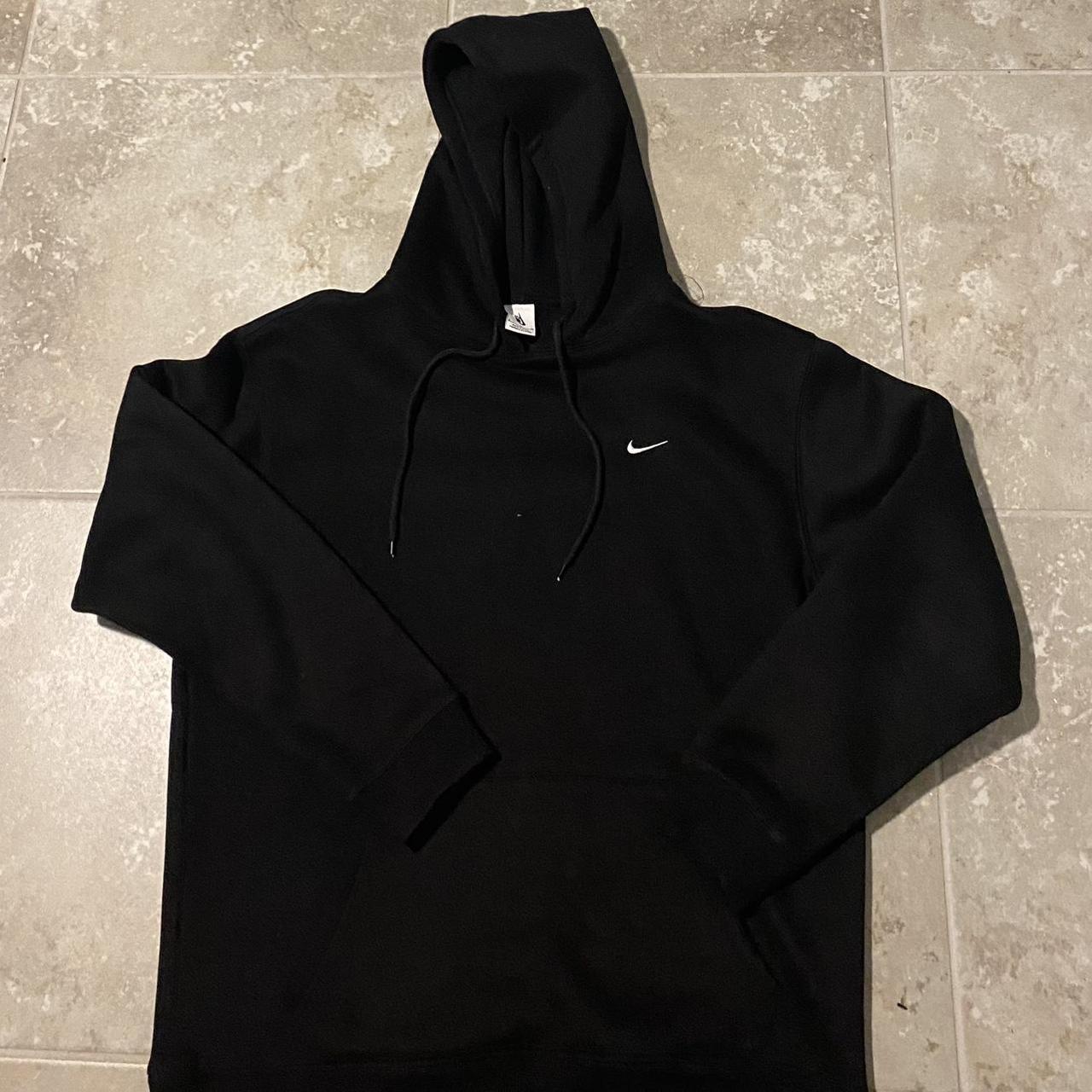 Nike Black Hoodie Size- L #y2k #nike #Nike #hoodie... - Depop