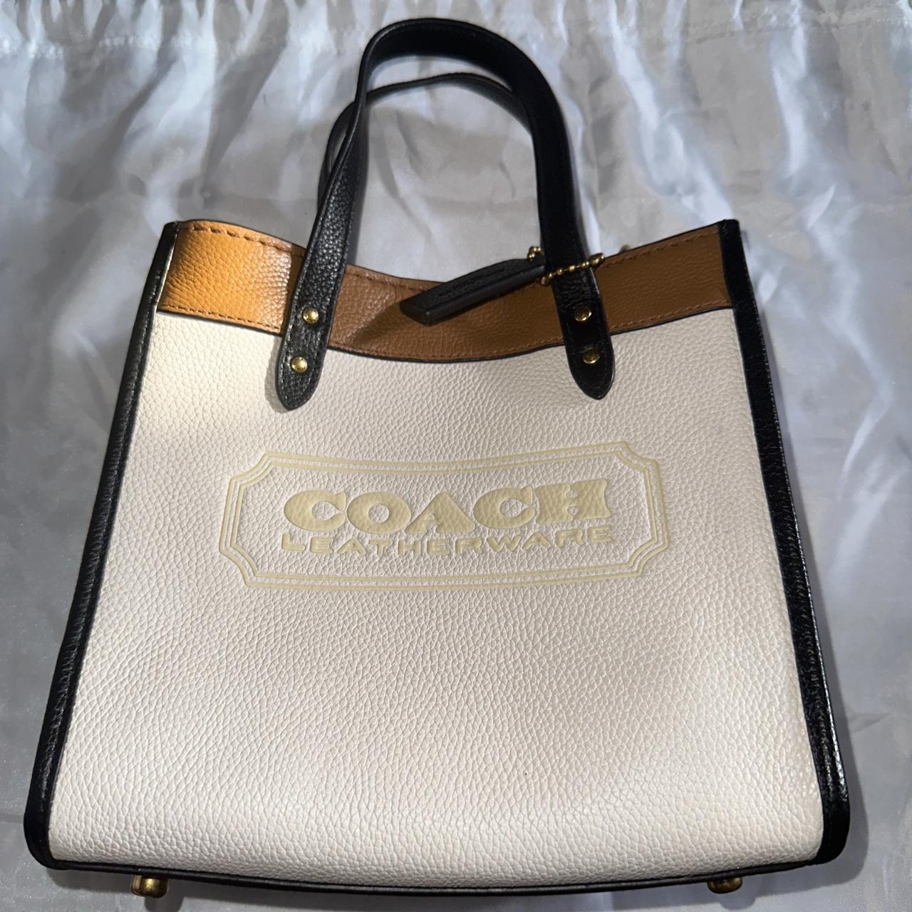 Coach Field Tote 30 Bag In Colorblock With Coach Badge