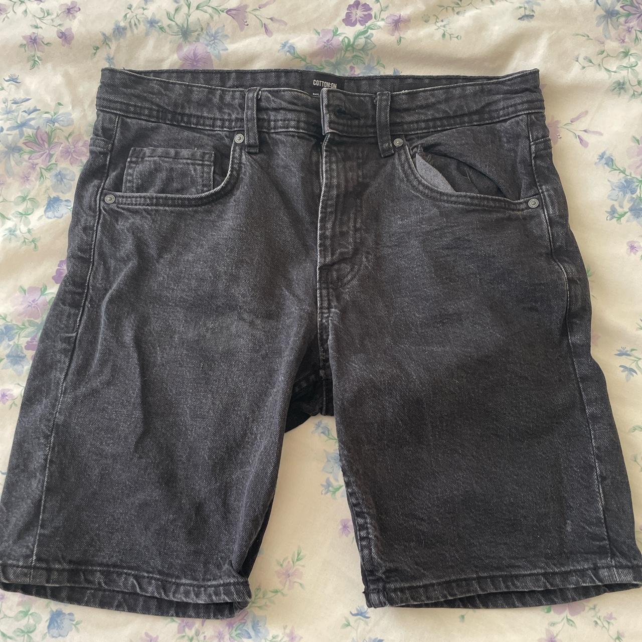 Men’s black straight shorts. Perfect condition,... - Depop