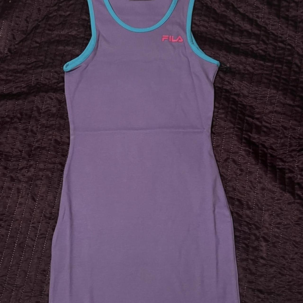 Purple fila dress Bodycon mini Never worn Retail Depop