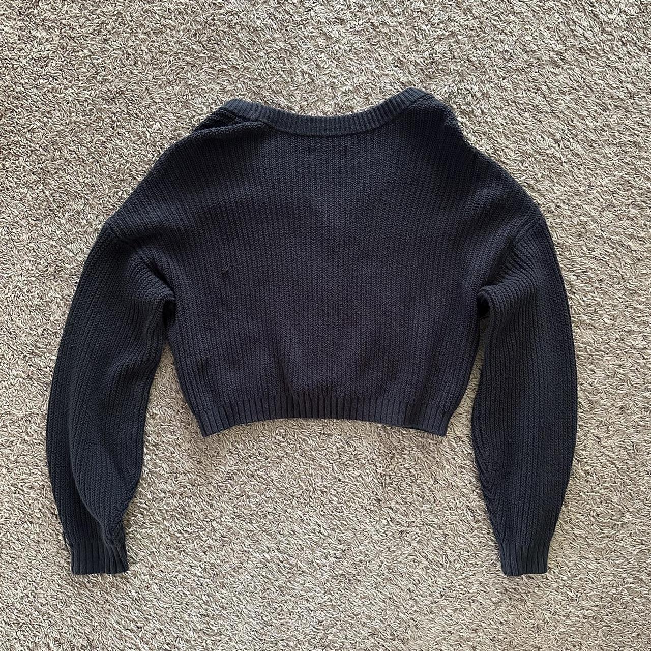 Hollister Co. Women's Black Cardigan Depop