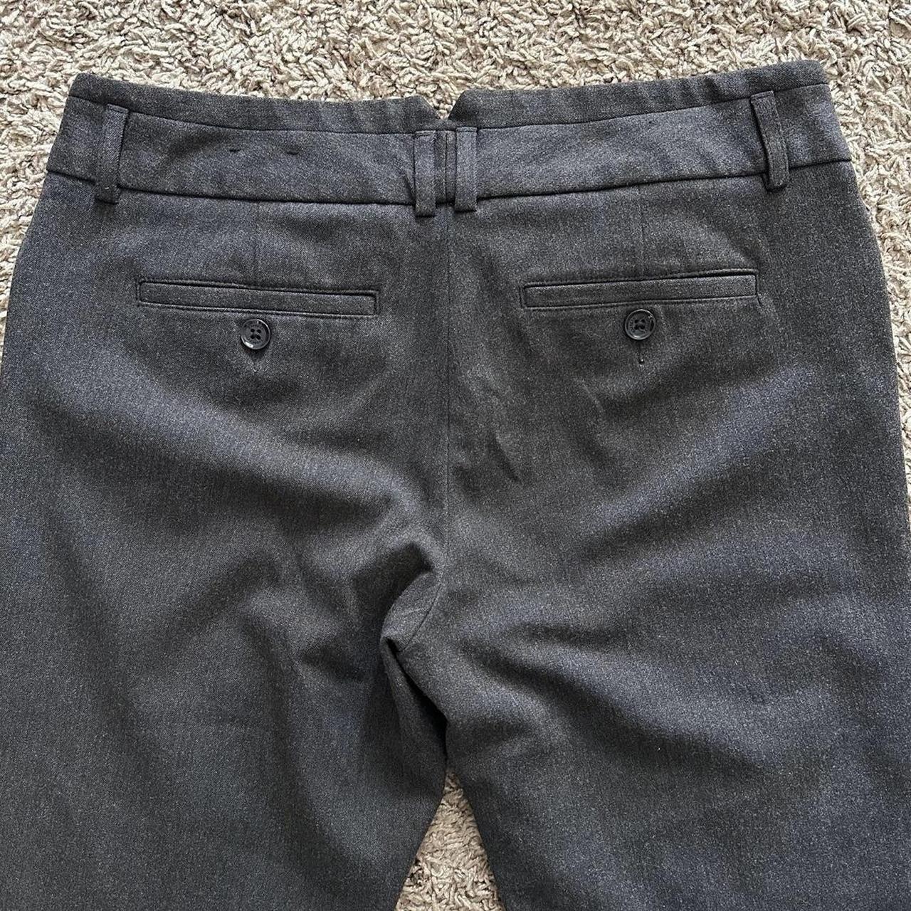 Corey Lynn Calter Grey Work Pants Size 10 Back - Depop