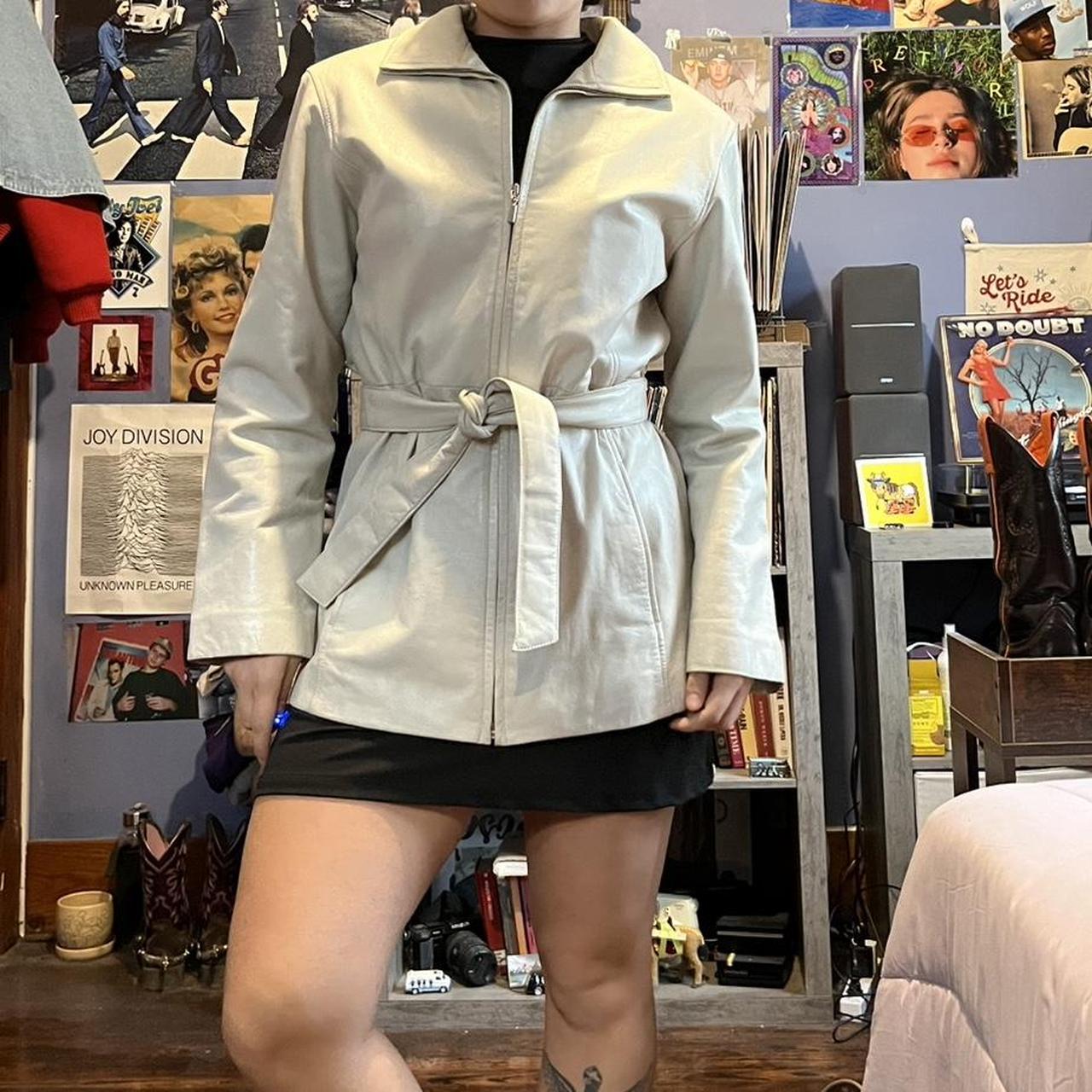 Wilson’s Leather Women's Jacket - Cream/White - M… - image 1