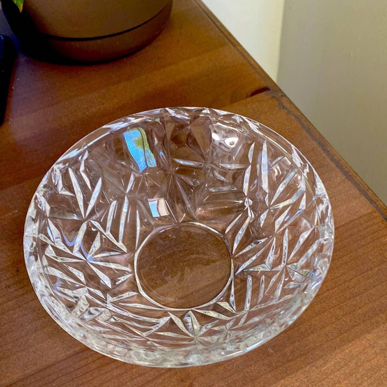 Tiffany & Co Diamond Rock Cut Bowl Etched Tiffany on... - Depop