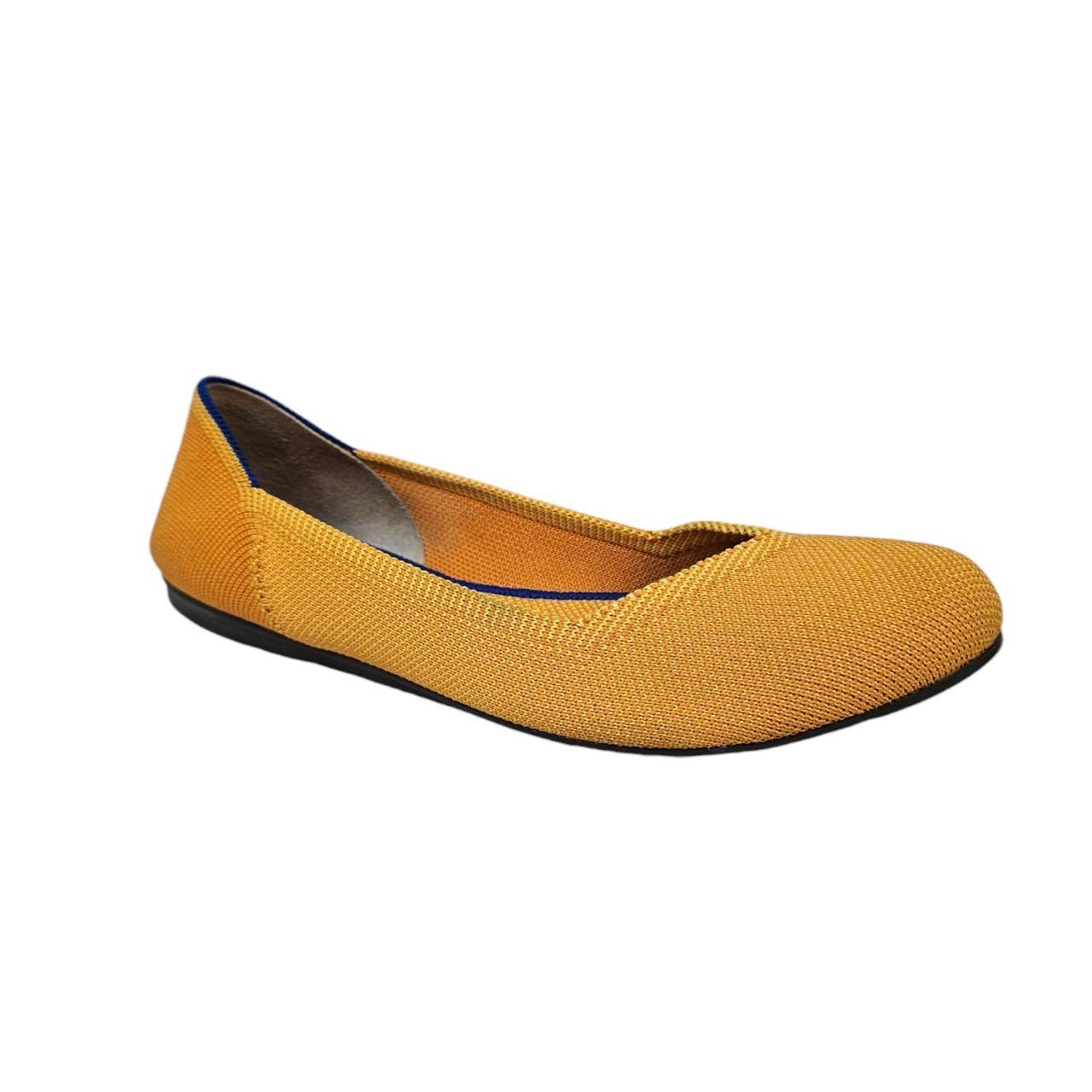 Rothy s Marigold Flat Slip On Round Toe Stretch. Depop