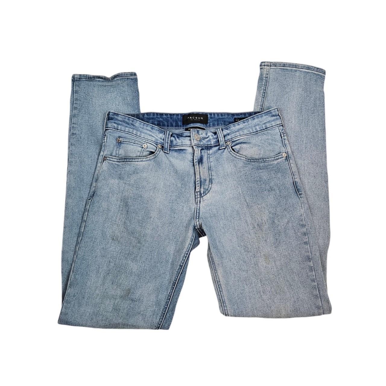 PacSun Men's Low rise Distressed Jeans Blue 30