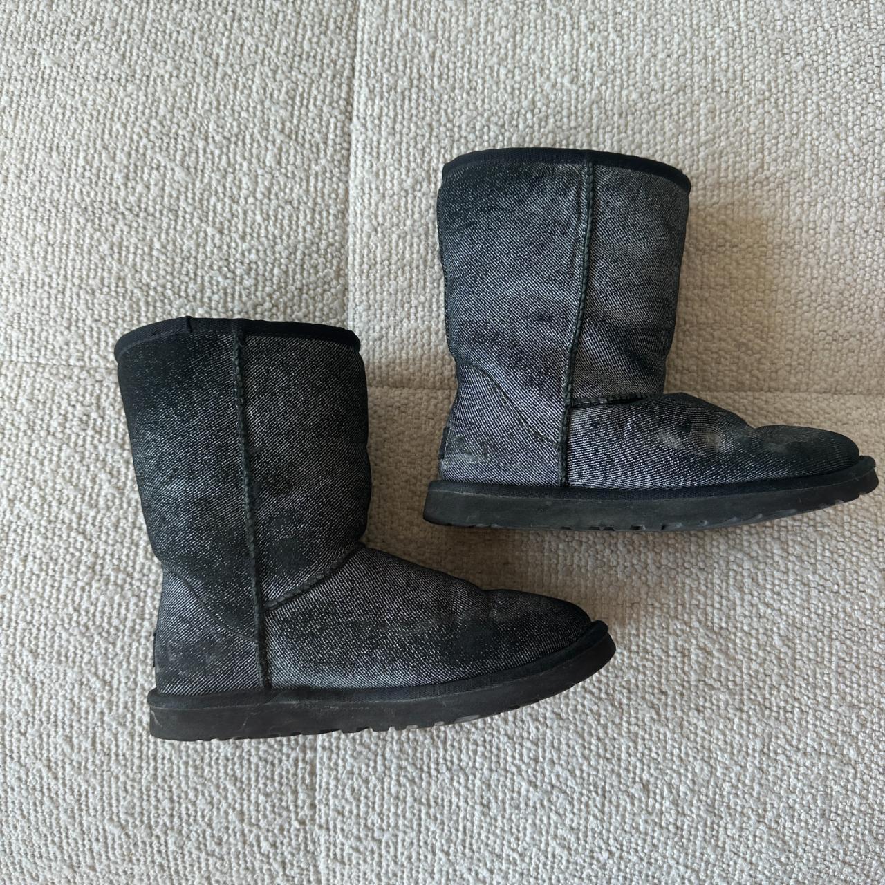 Faded shop black uggs