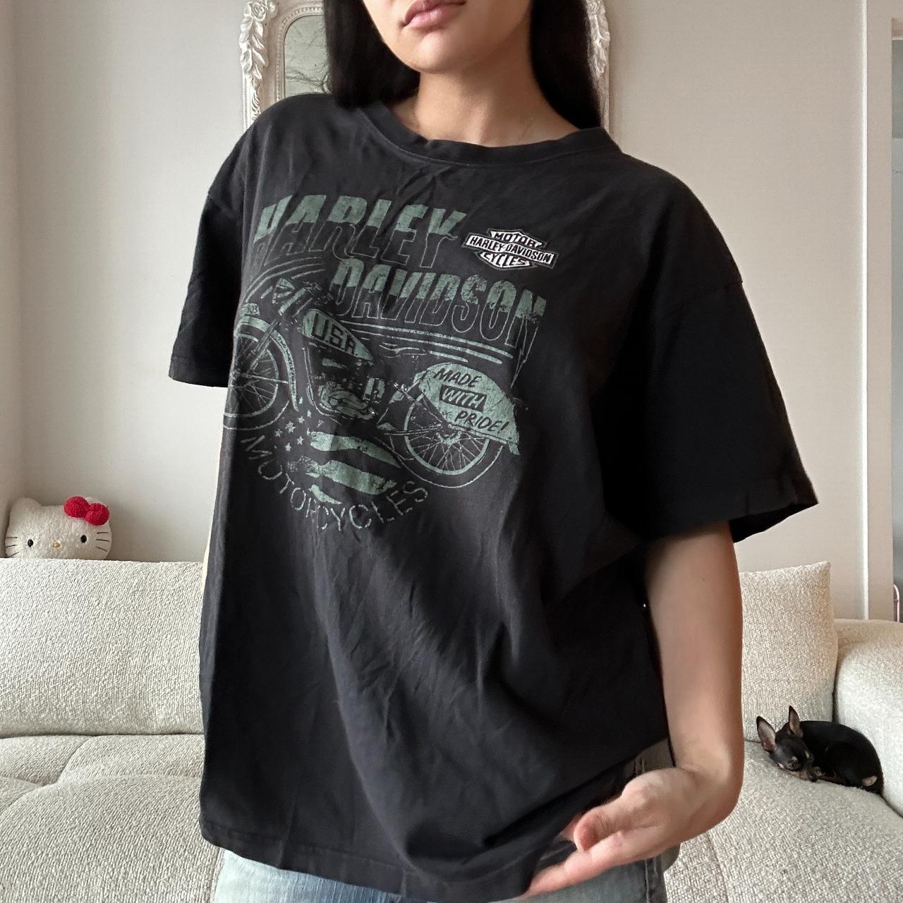 oversized harley davidson shirt