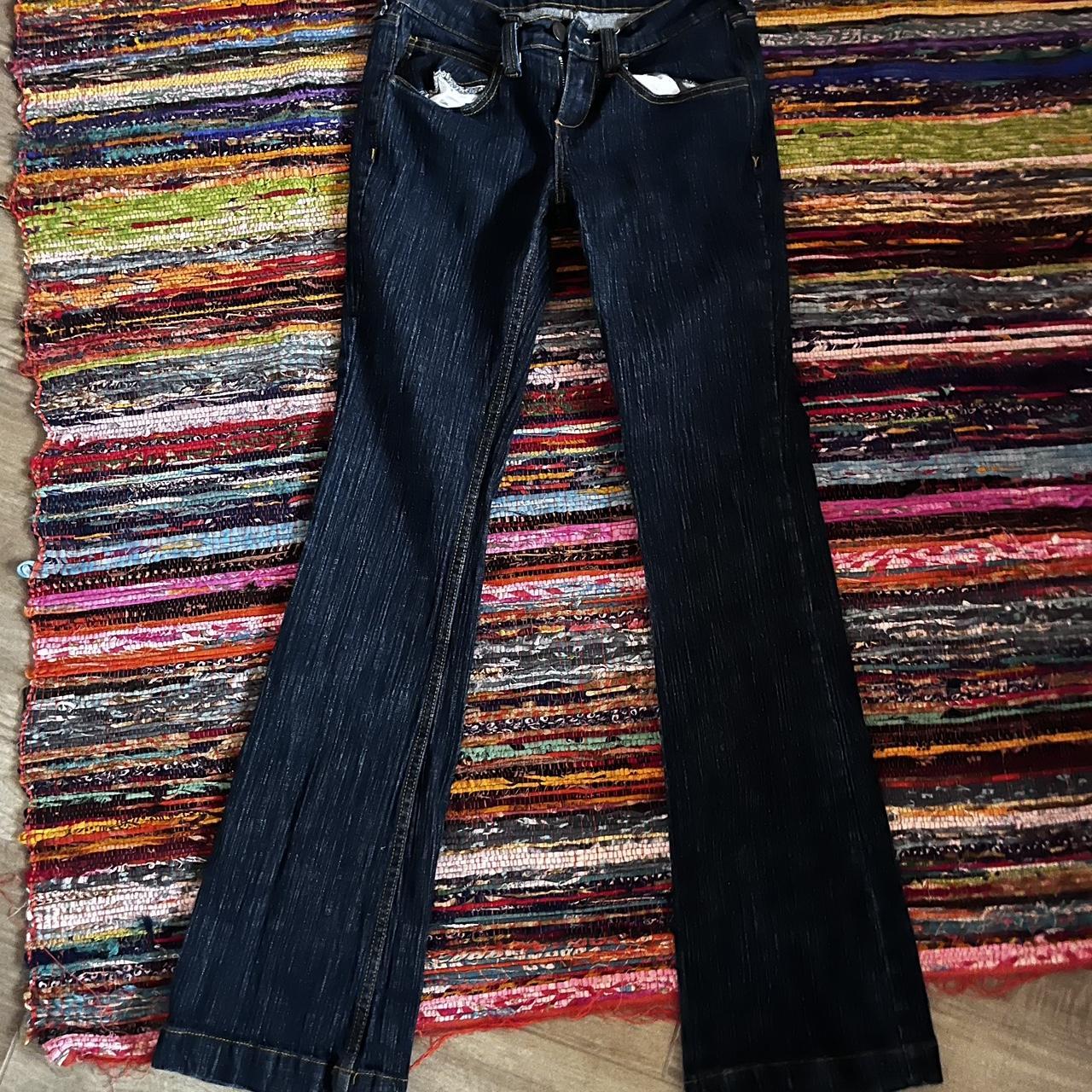 Brandy Melville Women's Navy Jeans Depop