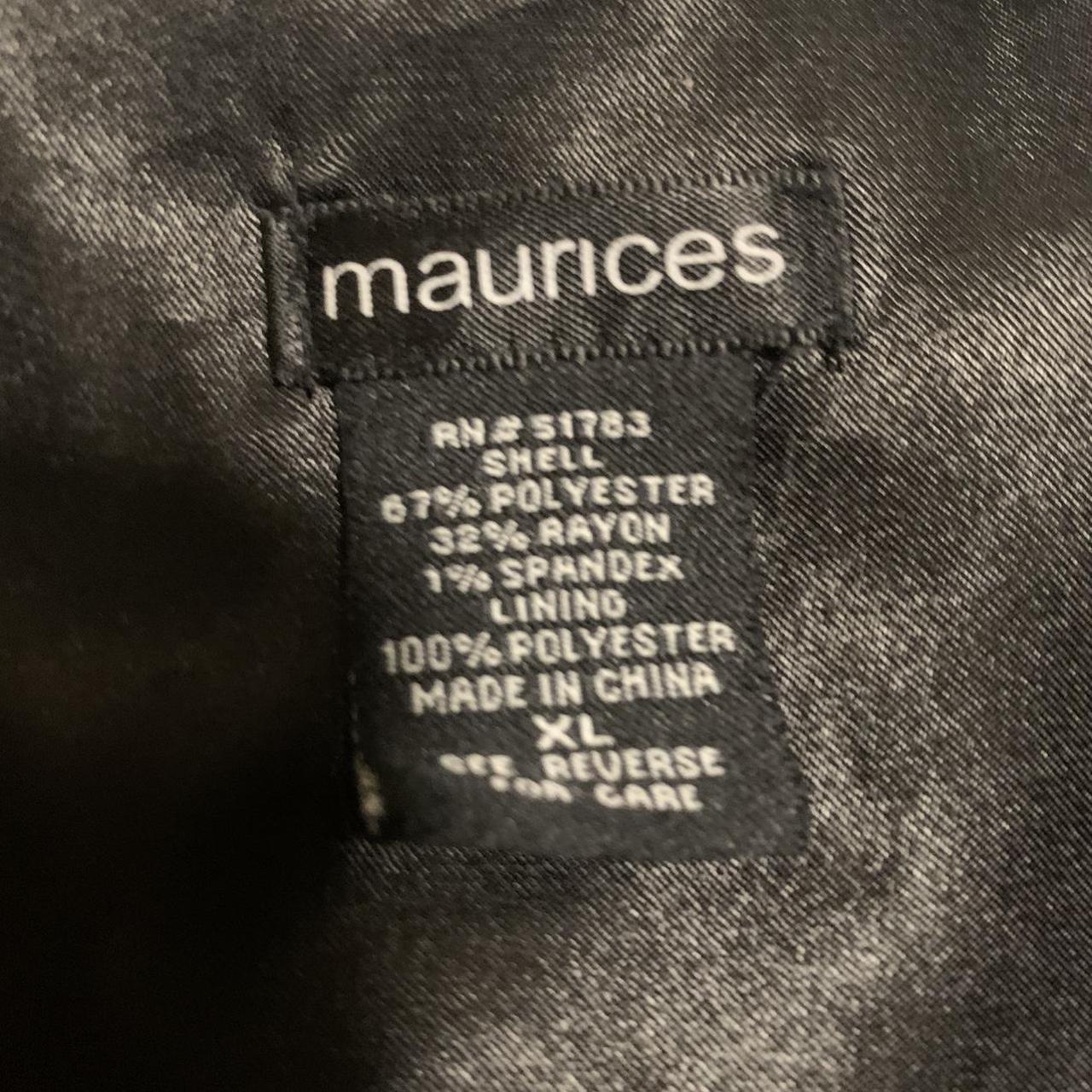 Maurices Women's Grey and Black Gilet (5)