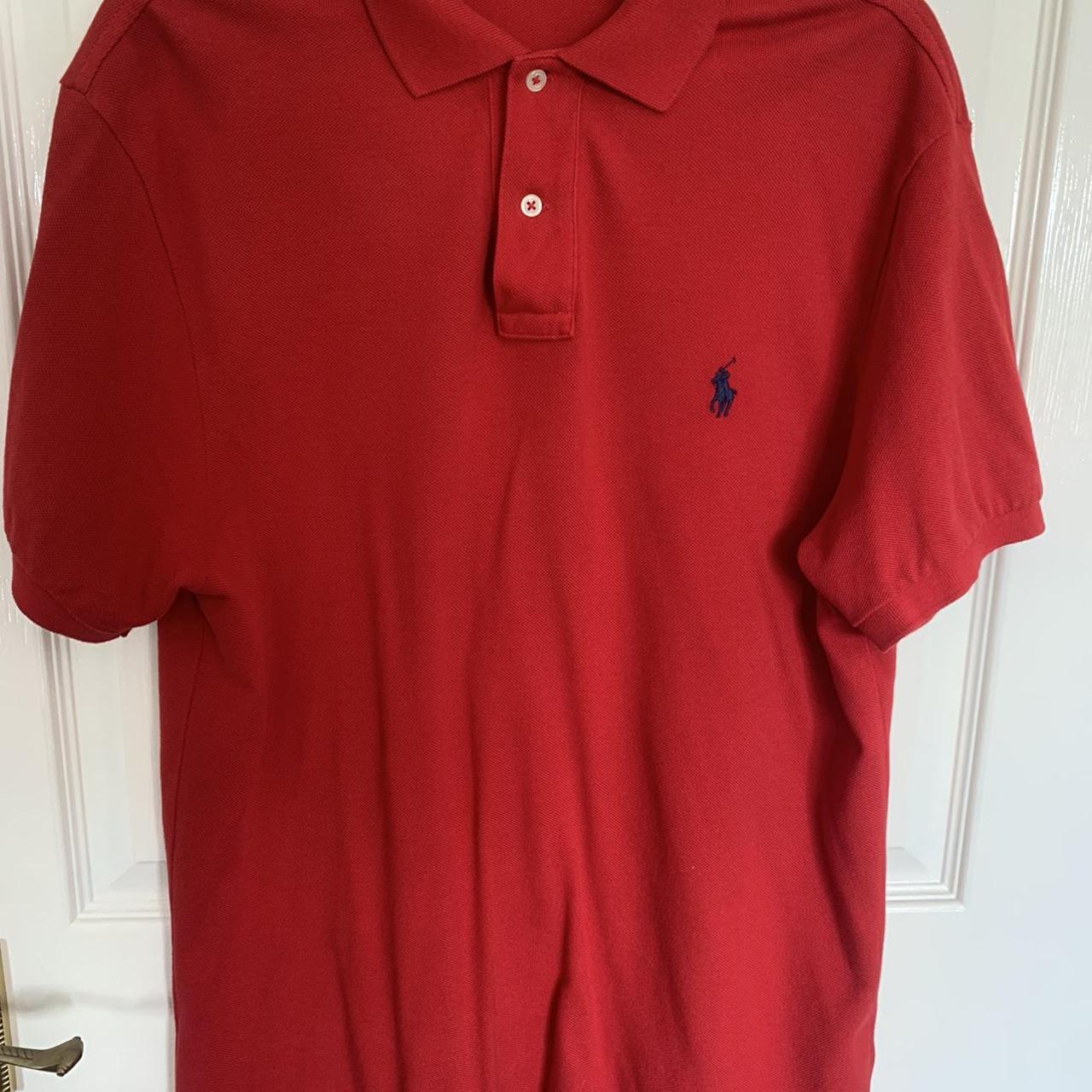 Ralph Lauren red polo #ralphlauren #polo - Depop