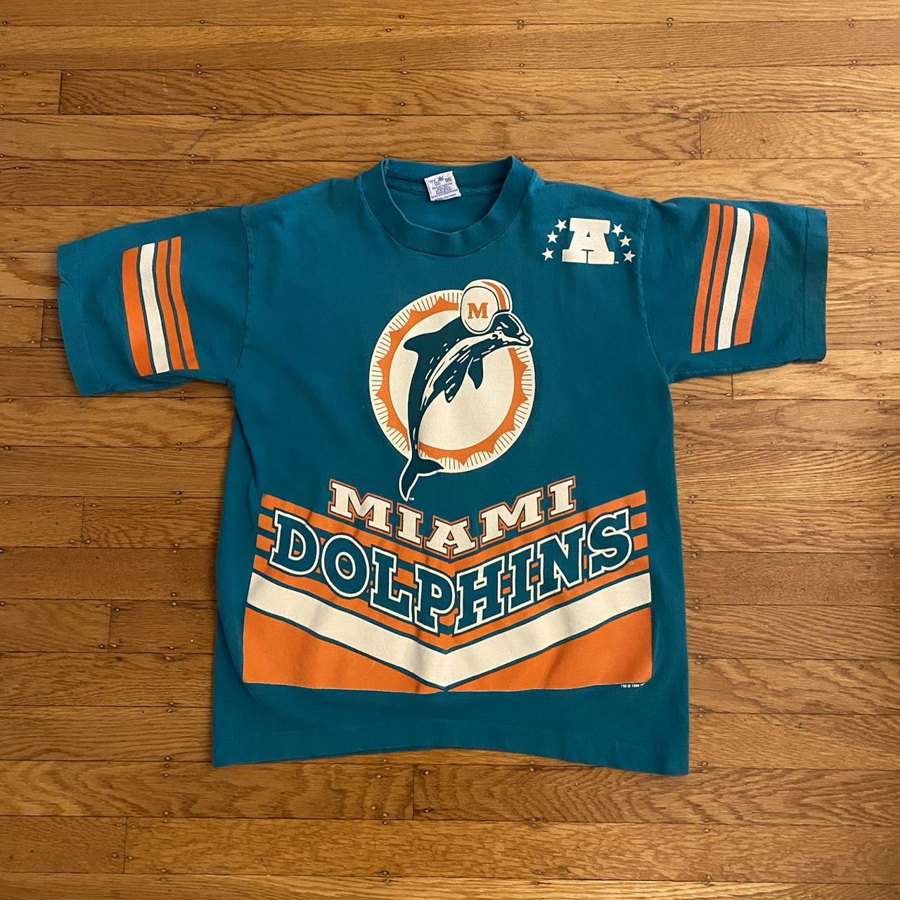 Salem Sportswear NFL Miami Dolphins Vintage Shirt - Depop