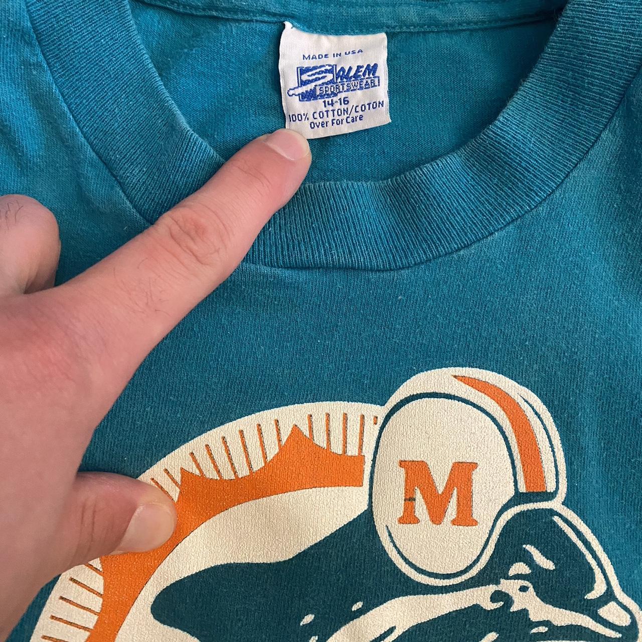 Salem Sportswear NFL Miami Dolphins Vintage Shirt - Depop