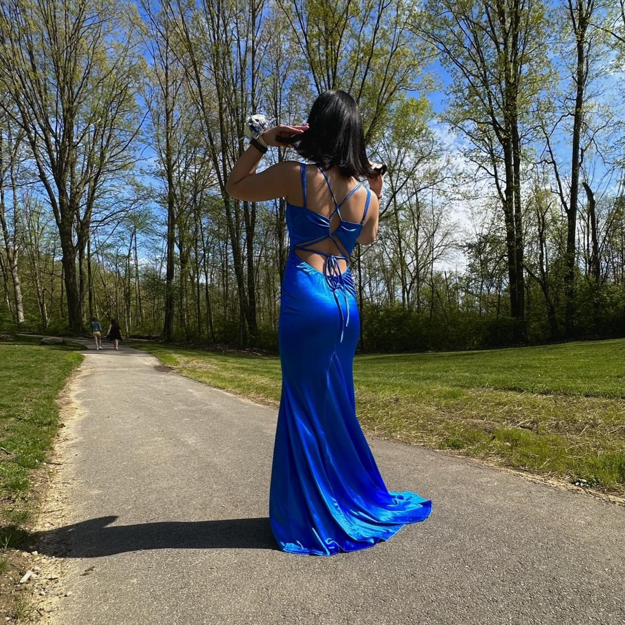 Electric Blue Prom Dress