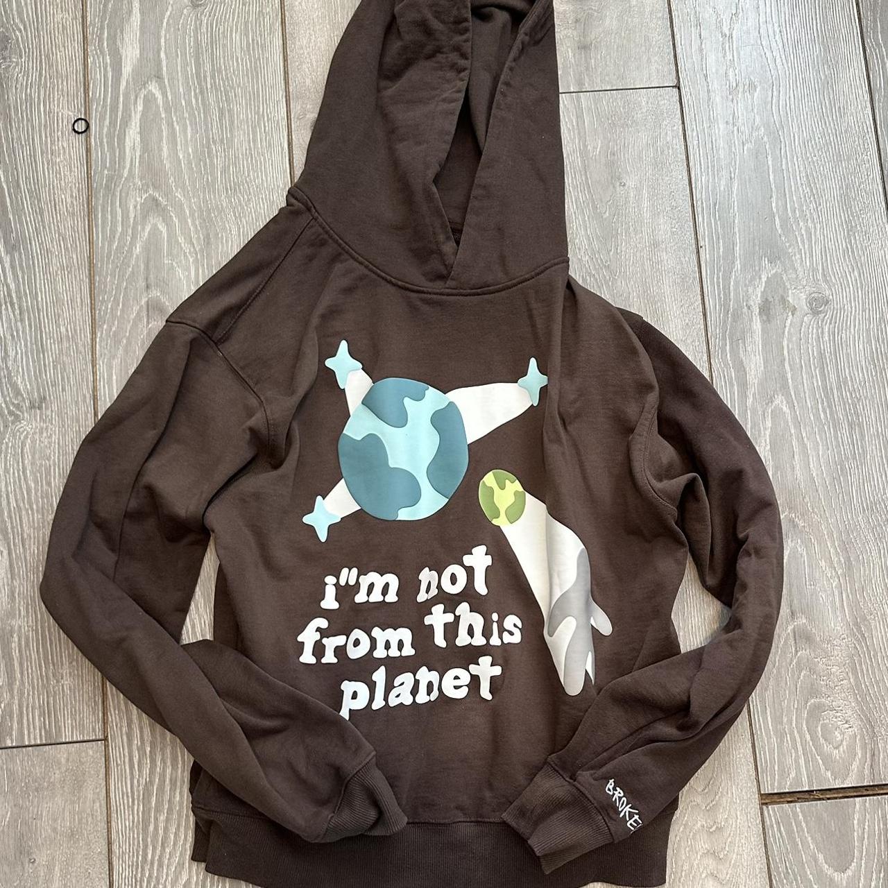 Broken planet-market-hoodie - Depop