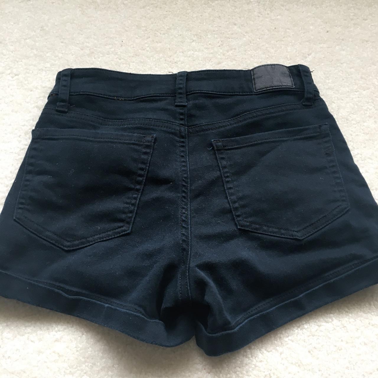 Aeropostale Women's Black Shorts | Depop