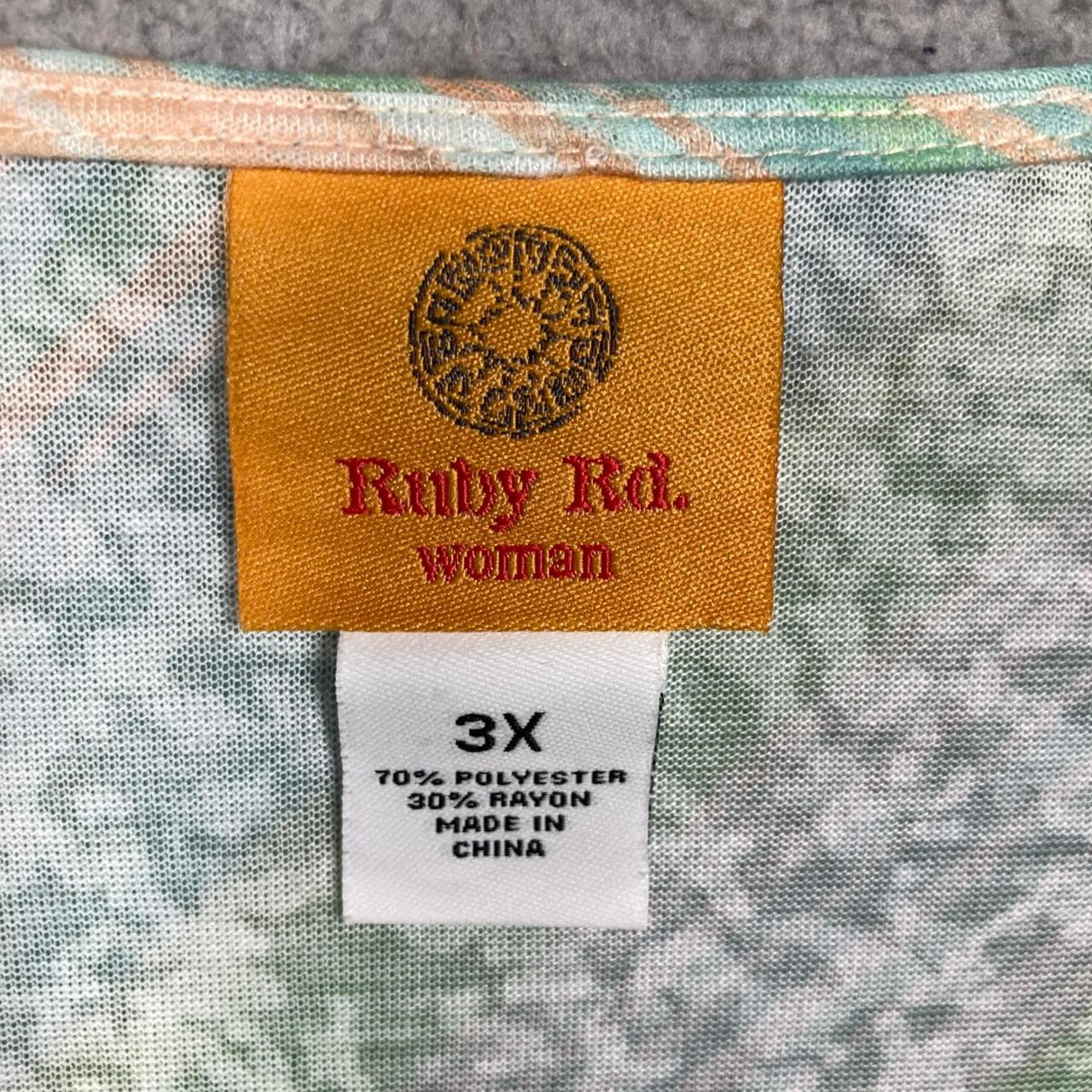 Ruby Rd. Women's Blouse - Green/Multi - 3XL – Rub… - image 6