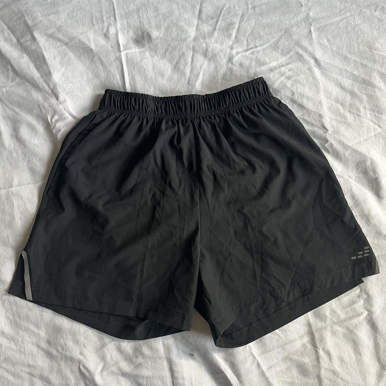 BCG Men's Black and Grey Shorts | Depop