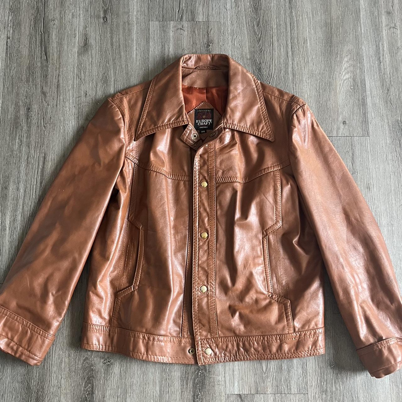 Authentic early 90s sweater jacket Lined with brown - Depop