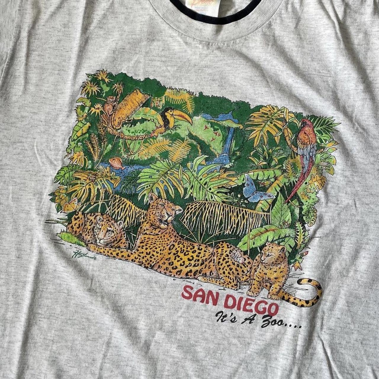 Vintage San Diego Chargers Tee - Depop