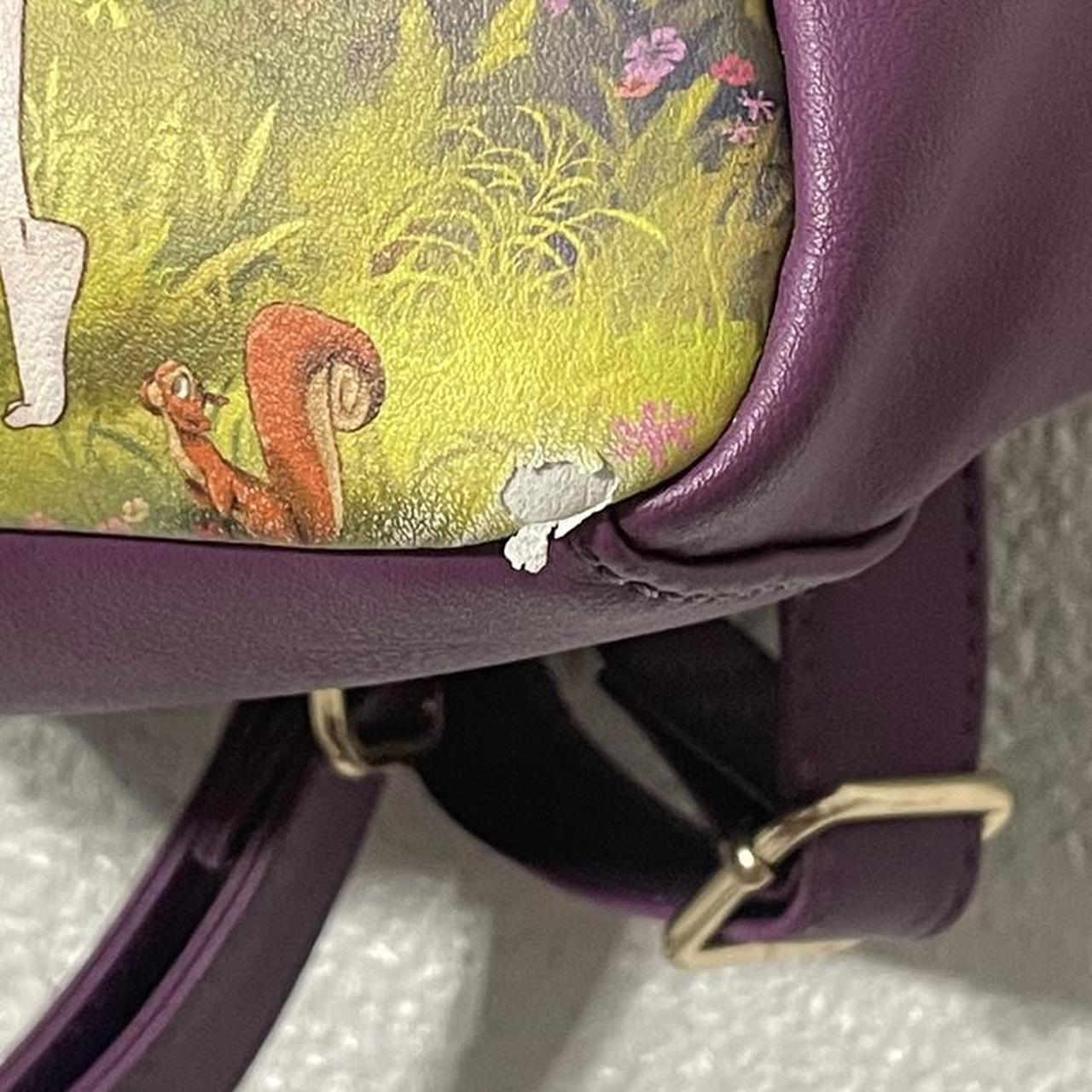 Aurora Sleeping Beauty loungefly backpack small flaw - Depop