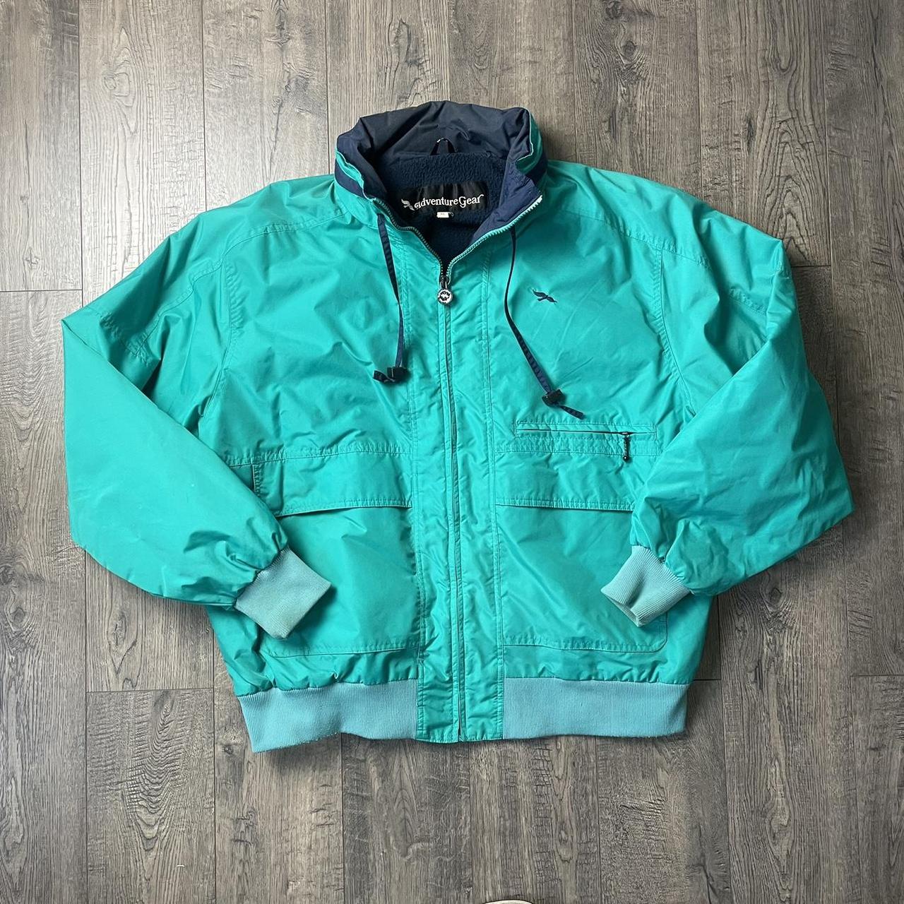 green vintage winter jacket ***Item is pre owned***... Depop