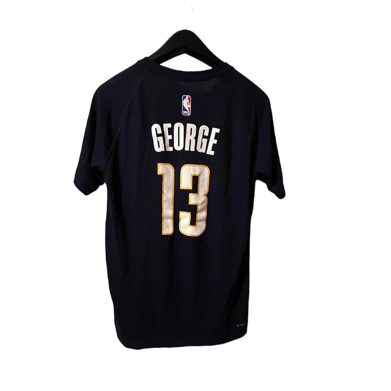 Indiana Pacers Paul George Adidas Navy T Shirt