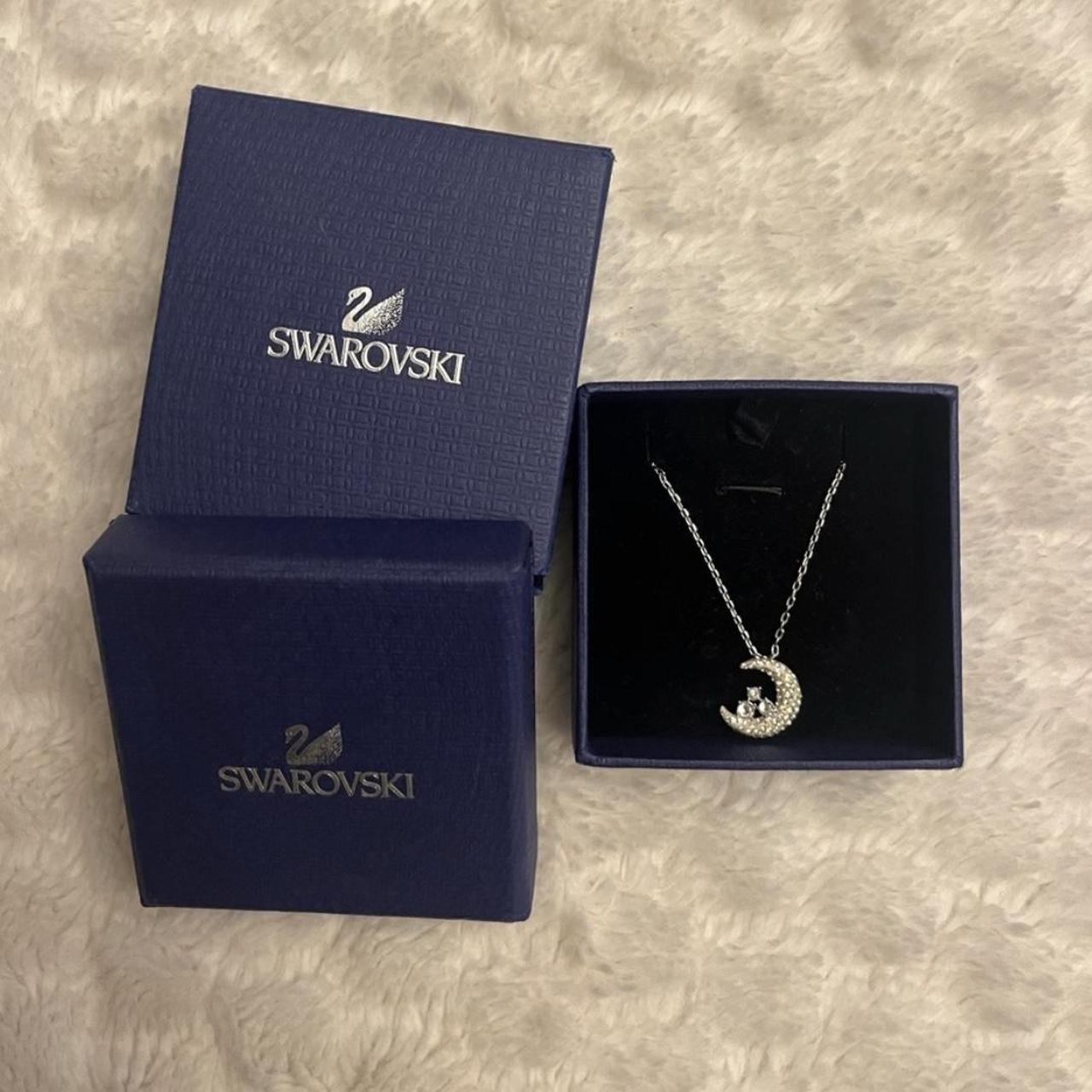 Swarovski Moon Necklace Comes With Boxes - Depop