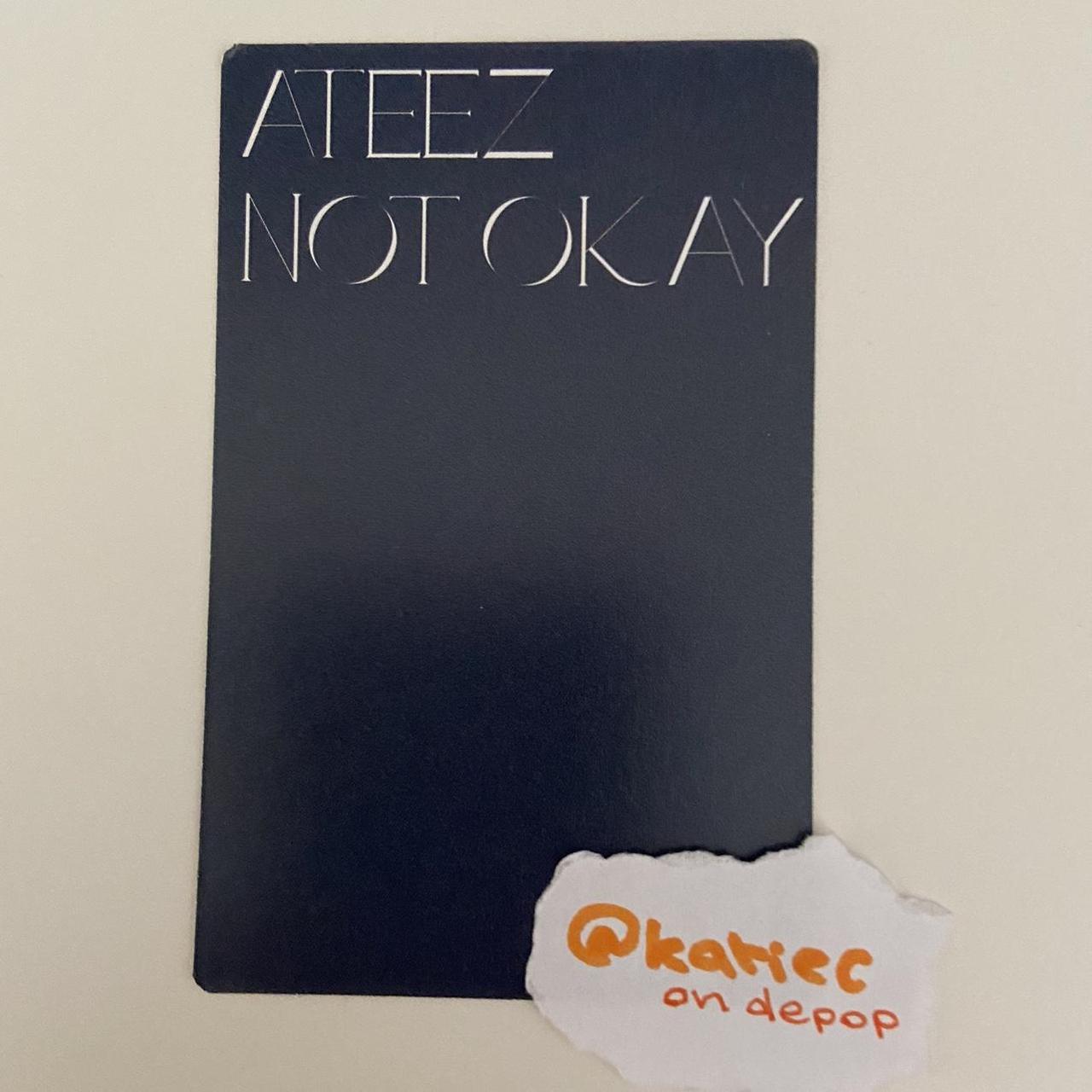 WOOYOUNG - ATEEZ NOT OKAY - JAPANESE | Depop